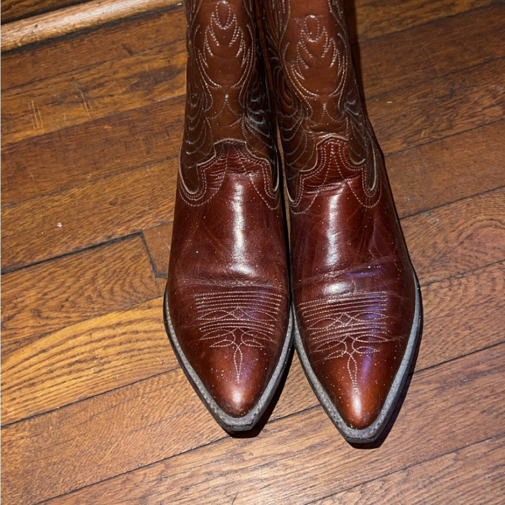 Laredo Brown Ankle Boots